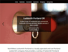 Tablet Screenshot of nwlocksmithpdx.com